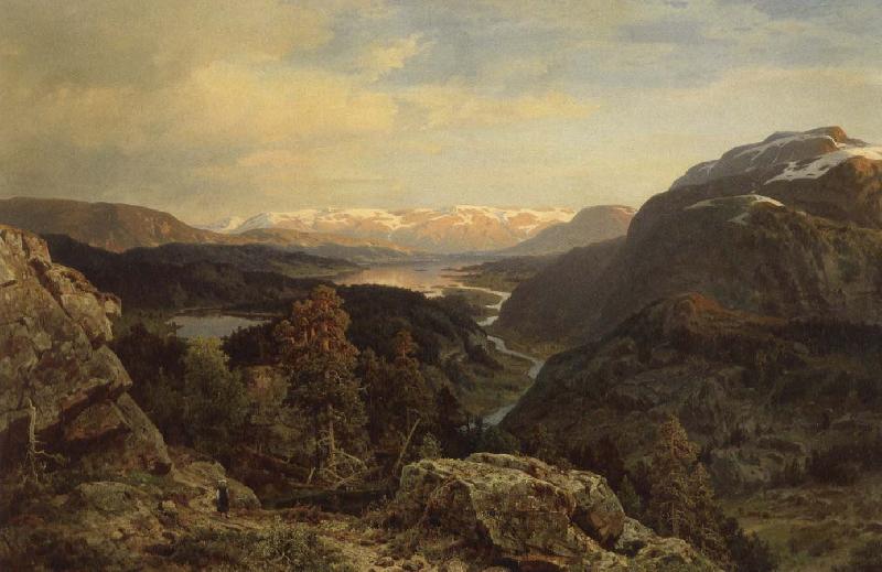 unknow artist norskt berglandskap i afonsta Germany oil painting art